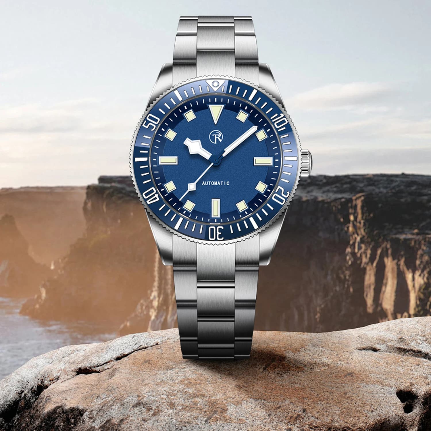 PAGANI DESIGN Diving Men's Watches NH35A Luxury Automatic Watch For Men Mechanical Wristwatches Clock AR Sapphire Mirror Ceramic