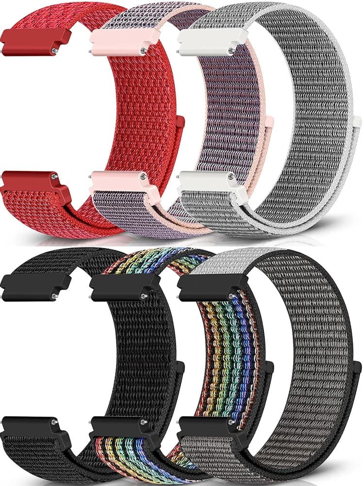 Nylon loop Band For Samsung Galaxy Watch 6/5/pro/4/Classic/active 2 43-47-44mm 20mm/22mm sport bracelet huawei gt 4/2/e/3 strap