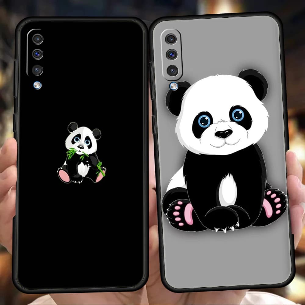 Bubududu Panda Phone Case for Samsung Galaxy A42 A22 A12 5G A02 A03 A04 A04S A50 A70 A10 A20 A30 Silicone Cover Shell Coque Bags