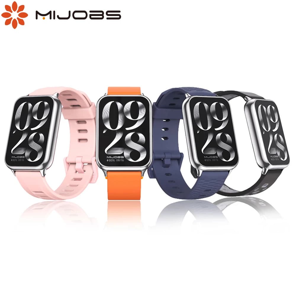 Mi Band 8 Pro Strap for Xiaomi Mi Band 8 9 Pro Smart Bracelet for Redmi Watch 4 5 Silicone Replacement Sport Wristband Correa