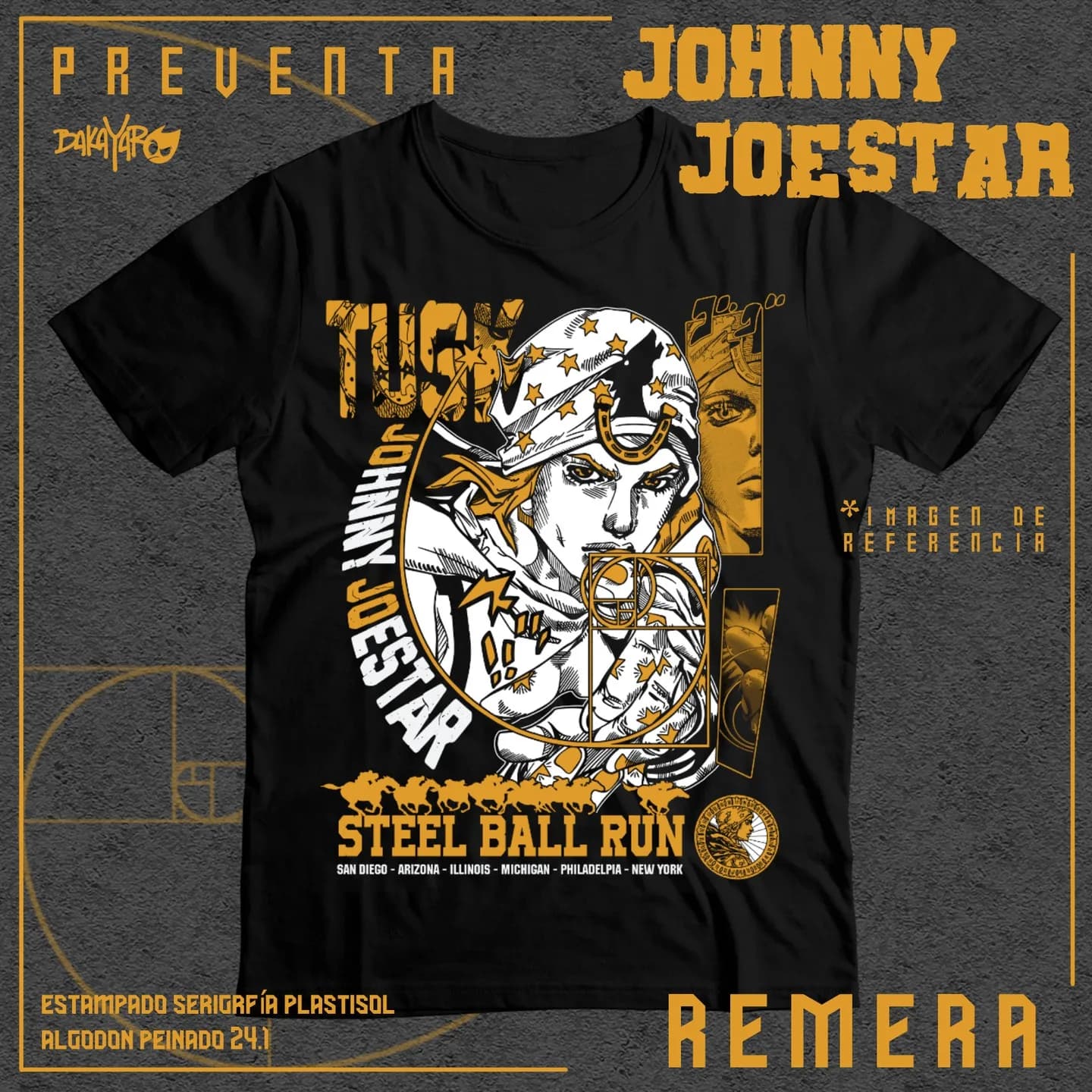 JoJo's Bizarre T-Shirt Adventure  Anime Manga Jolyne Jotaro Unisex Tshirt All Size