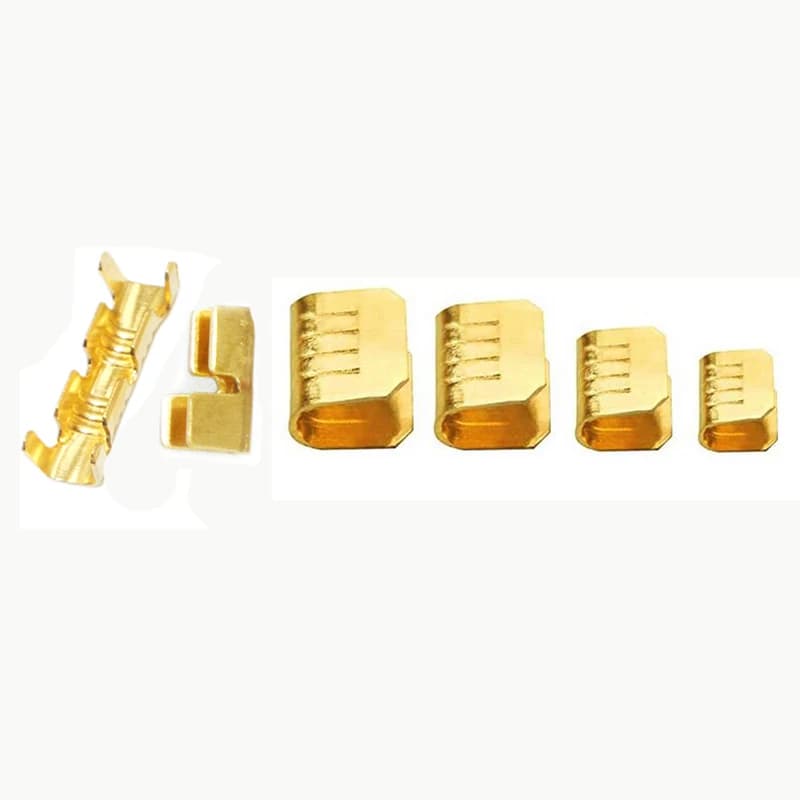 100/200/500/Pcs  U-Shaped Copper Wire Crimps H62 Brass Wire Buckle  Fascia Butt Terminal Quick Connect 454TABC 452 453 0.2-10mm2