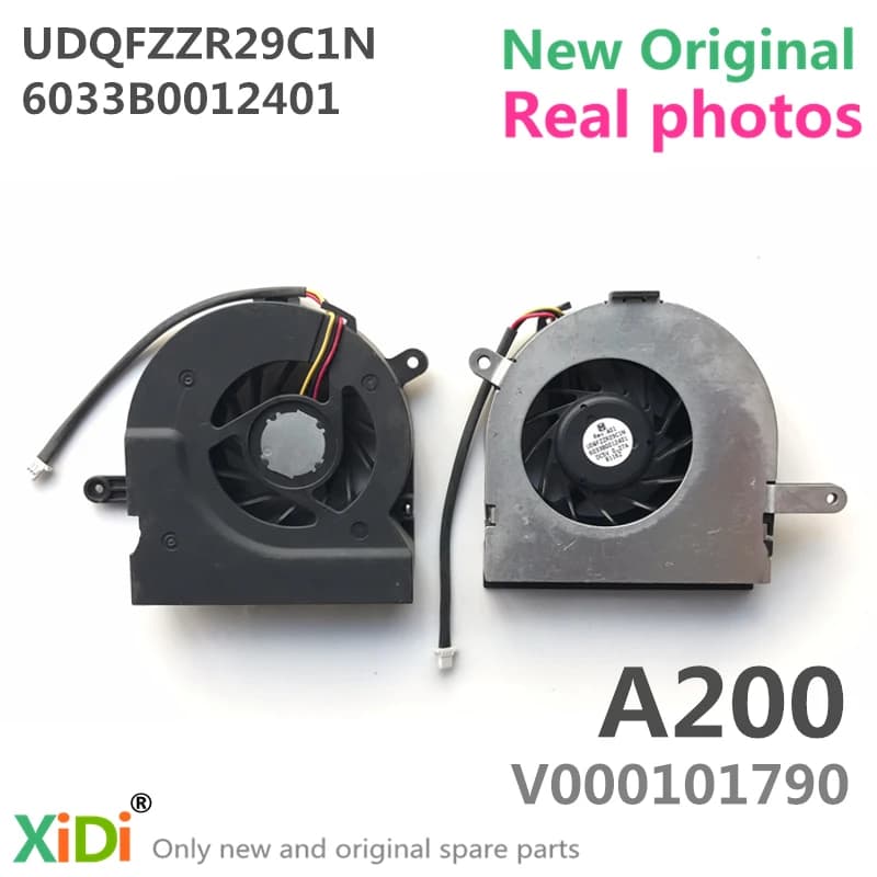 NEW UDQFZZR29C1N 6033B0012401 FAN FOR TOSHIBA A200 A201 A202 A203 A204 A205 A210 A215 V000101790 CPU COOLING FAN