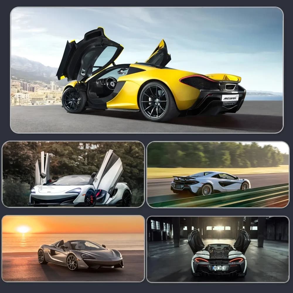 Cool Cars McLaren Mousepad Large Gaming Mouse Pad LockEdge Thickened Computer Keyboard Table Desk Mat