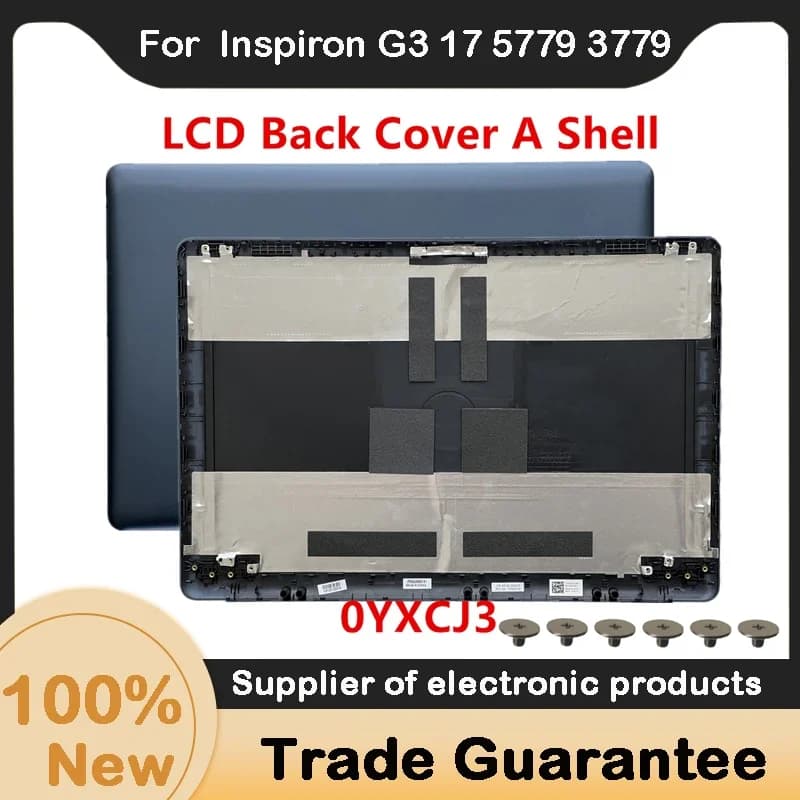New For Dell Inspiron G3 17 5779 3779 LCD Back Cover A Shell AP26L000310 0YXCJ3 YXCJ3