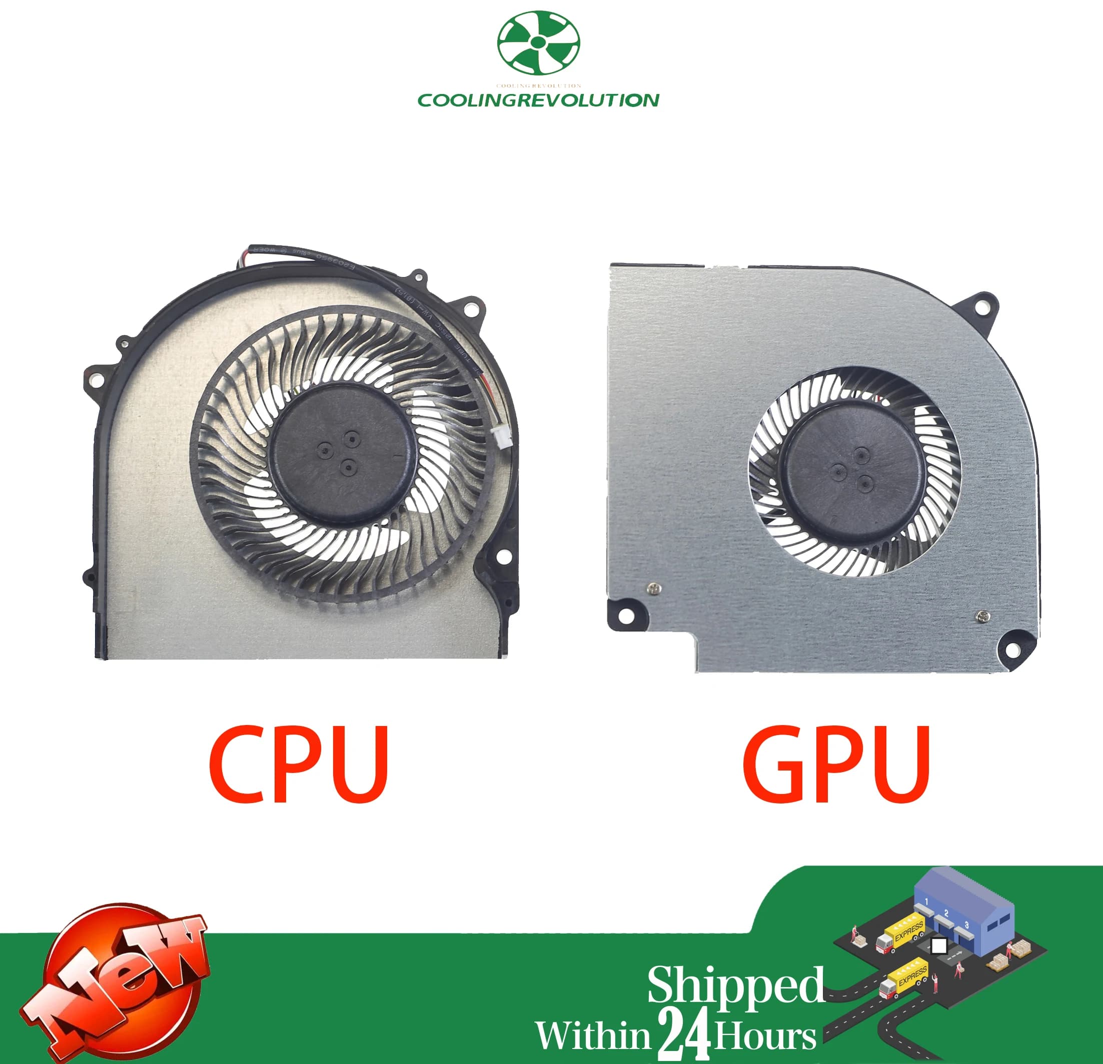 Laptop CPU GPU Cooling Fan for Shinelon T3 PRO EGC-77100V1-0AH 6-31-NH5E2-202 EFC-70100V1-0AH