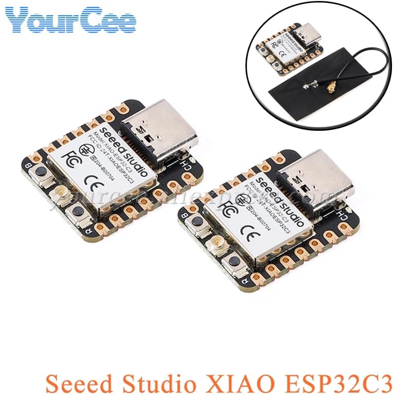 10pcs/1pc ESP32C3 Seeed Studio Seeedstudio XIAO BLE WIFI Wireless Development Board Module ESP32 Tiny MCU 4MB 400KB  For Arduino