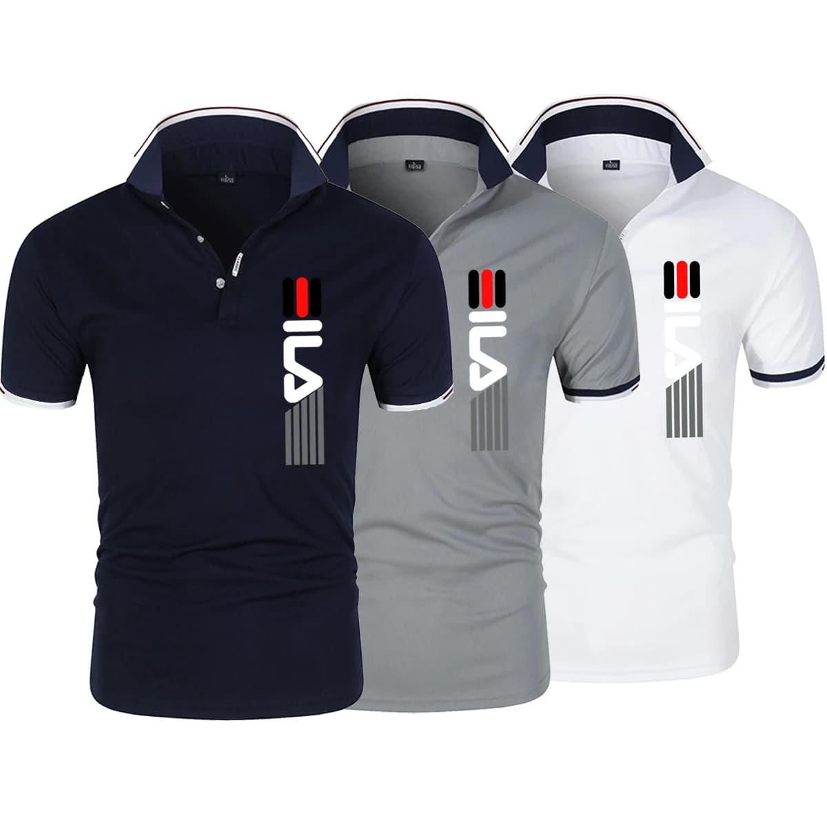 2025 Summer New Men's Lapel Anti-pillin Polo Shirt Embroidered Short Sleeve Casual Business Fashion Slim Fit Polo Shirt for Men