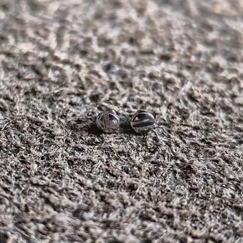 Watch accessories one-word small screws for Omega watch buckle screws back cover screws steel belt watch buckle screws