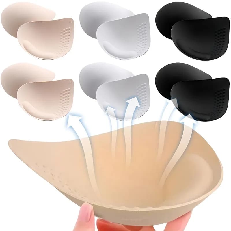 Soft Lingerie Water Drop Shape Push Up Chest Cups Pad Bikini Padding Inserts Women Clothes Accessories Breast Bra Inserts