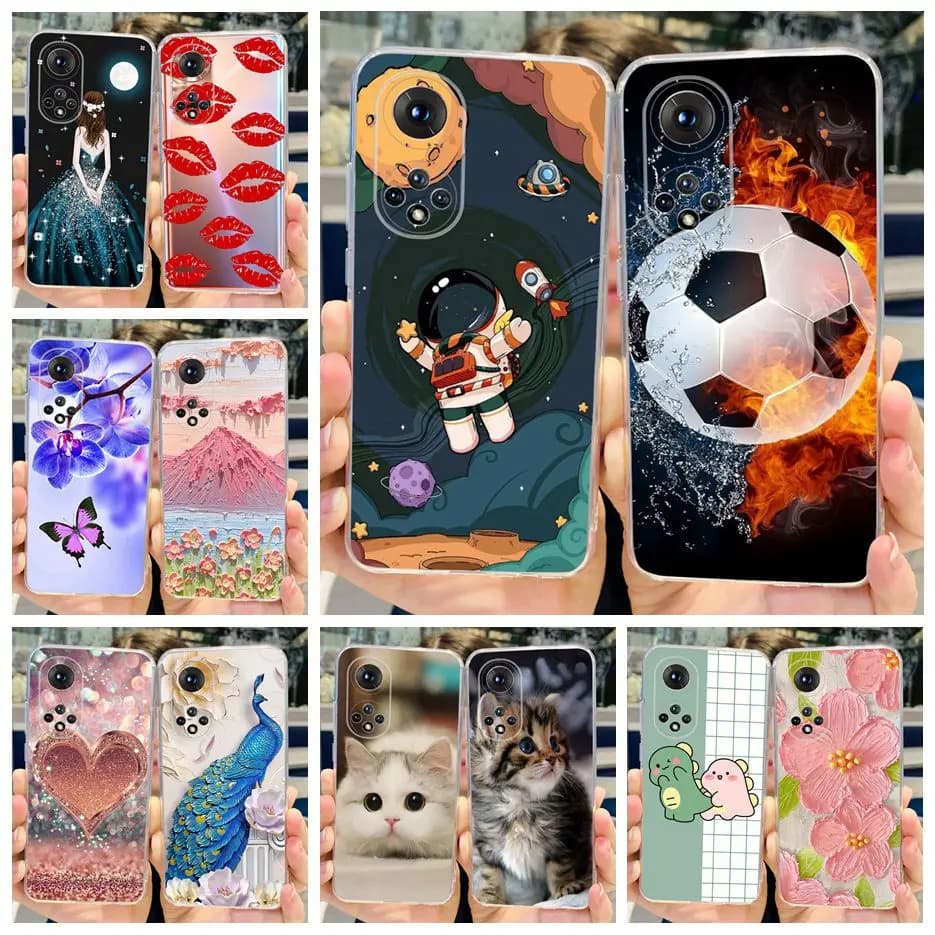 For Huawei Honor 50 Case NTH-AN00 New Fashion Painted Cover Soft Silicone Phone Case For Honor 50 Lite Honor50 Pro Fundas Bumper