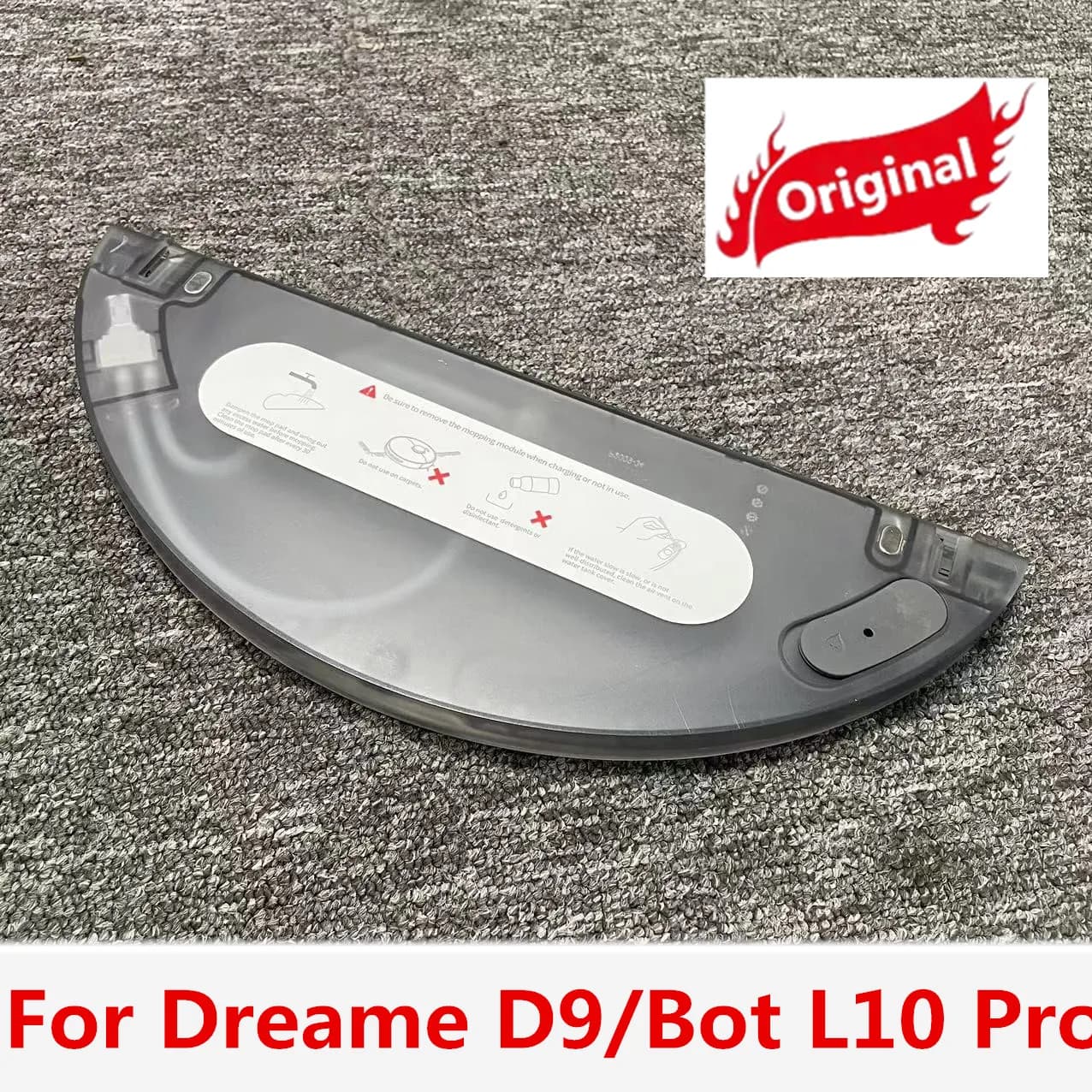 For Dreame D9/Bot L10 Pro Water Tank Robot Vacuum Cleaner Spare Parts Replacement Washable Cloth Mop Water Tank Rag Accessories