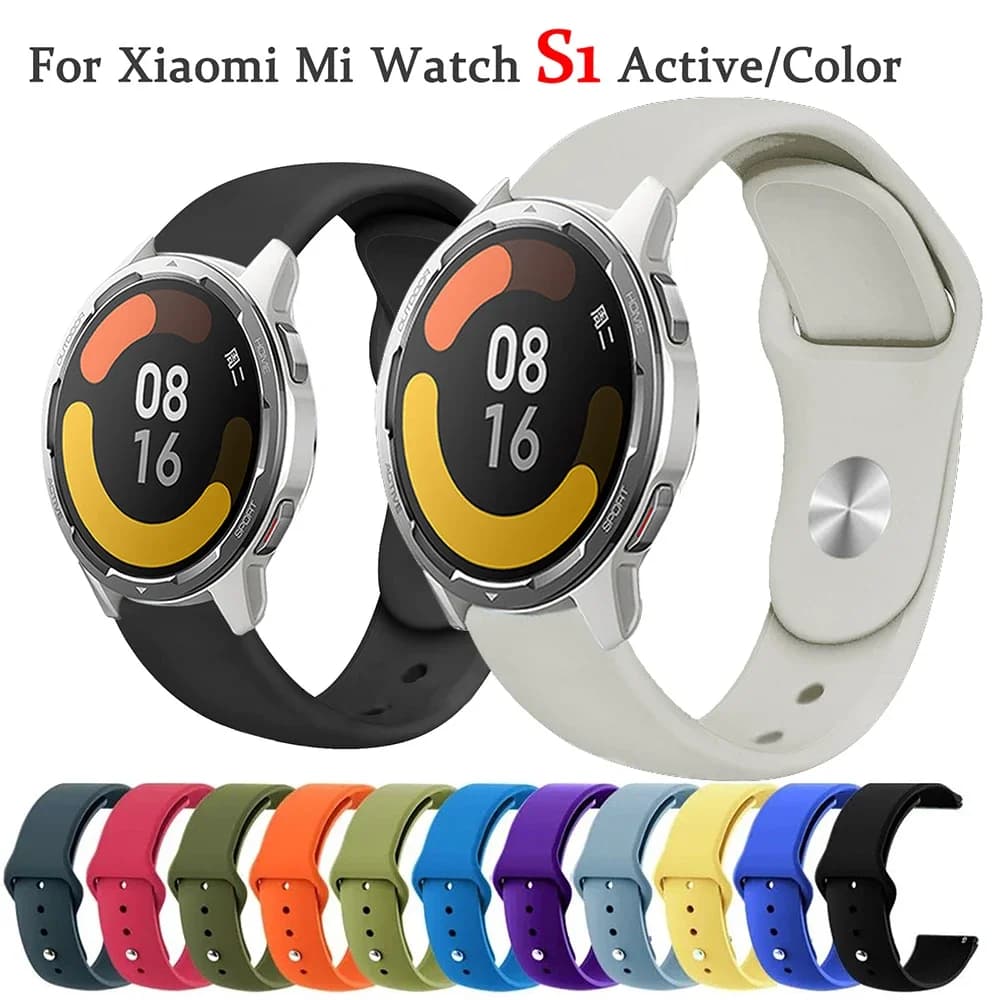 20mm 22mm Watch Band For Xiaomi Watch s1/s1 Active Strap Replacement Strap For Xiaomi Mi Watch Color Watchbands For Mi Watch
