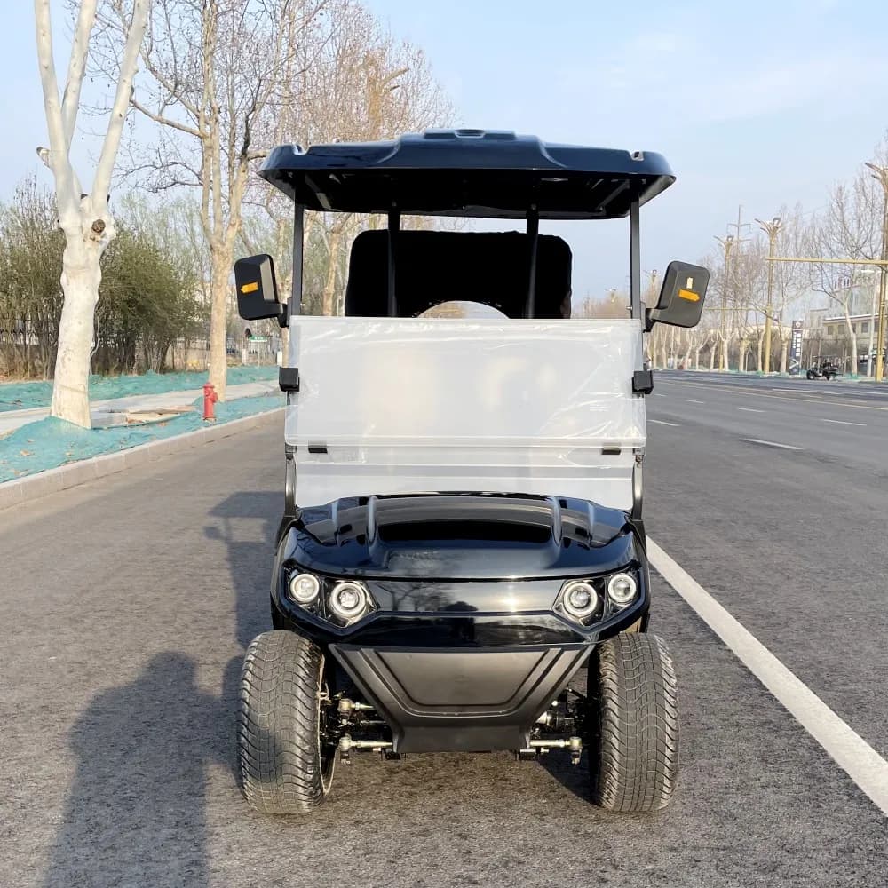 Lithium Battery Powered Golf Cart Push Trolley Cart 2 Seater 48V 60V 72V Golf Cart Electric