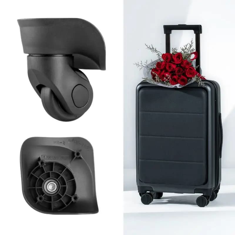 1 Pair Replacement Luggage Wheels Repair DIY Accessories For Travel Suitcases Universal Wear-resistant Luggage Wheel