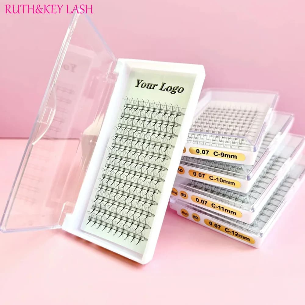 Pointy Base Wispy 5D 7D 9D C/D Curl Promade Volume Fan Eyelash Wispy Extension Loose Fans Sandwich Spikes False Lashes Extension