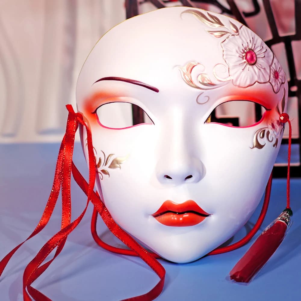 Cosplay Party Beauty Mask Anime Mask Carnival Mask Masked Party DIY Decorate Party Decorations Role Play Costume Accessories