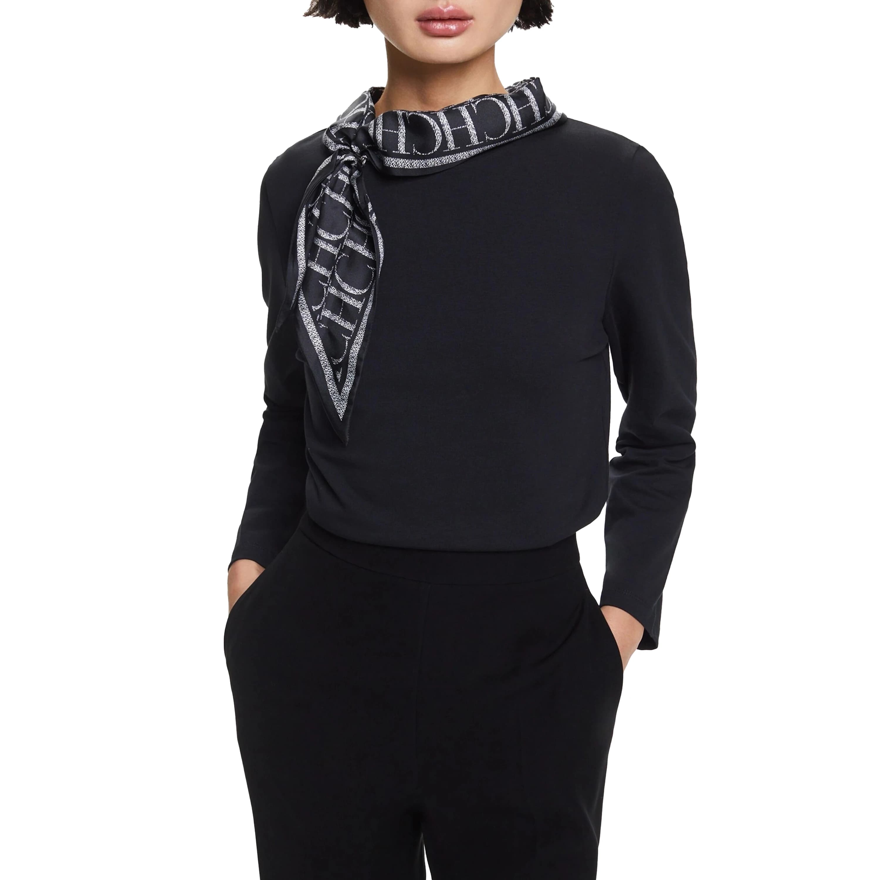 CHCH 2024 New Women's  Long Sleeved TopsVintage Fashion Female Top T-Shirt Bow Design Casual New Top Retro Ladies T-Shirt