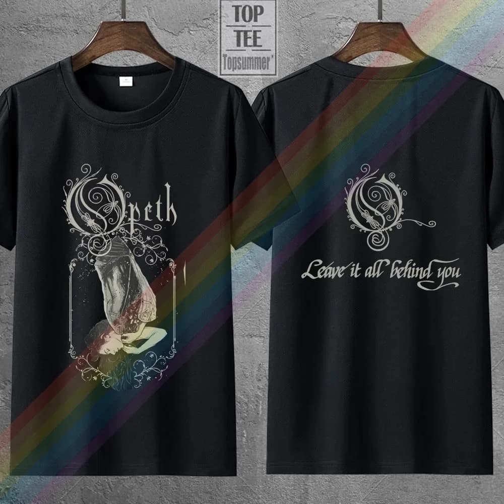 Opeth Printting T Shirts Round Neck Men's Short Sleeve Summer Fashion Tops ERUPTION Design Tees