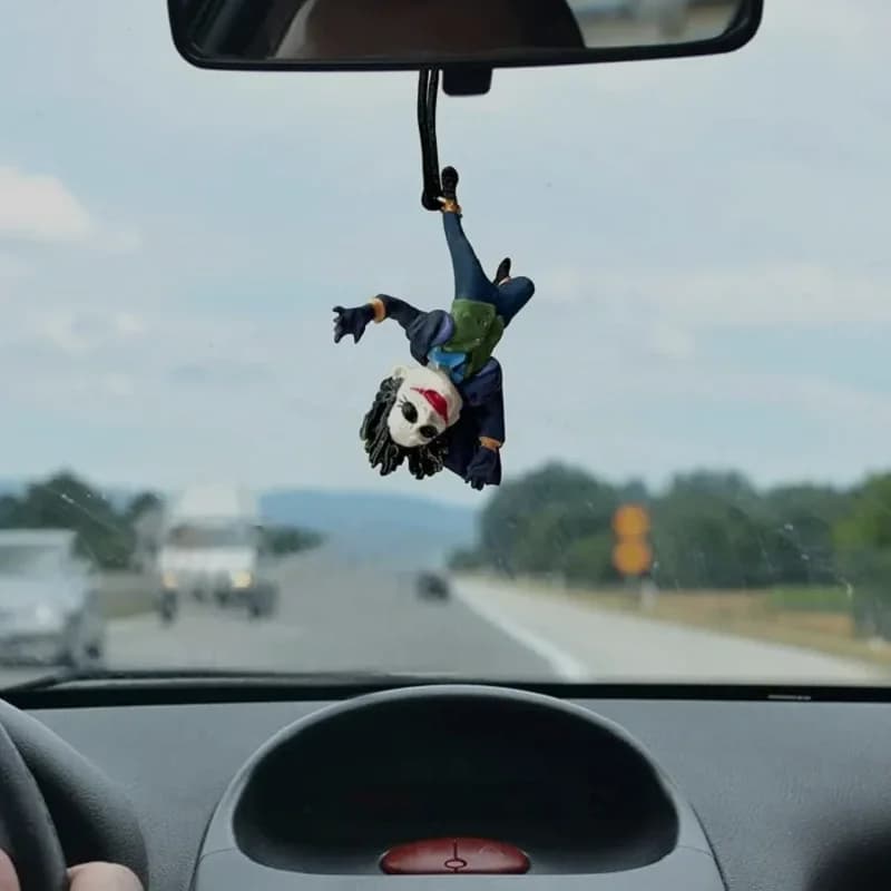 1PCS Automobile Pendants Car Supplies Clown Car Pendant Car Decoration Rearview Mirror Pendant