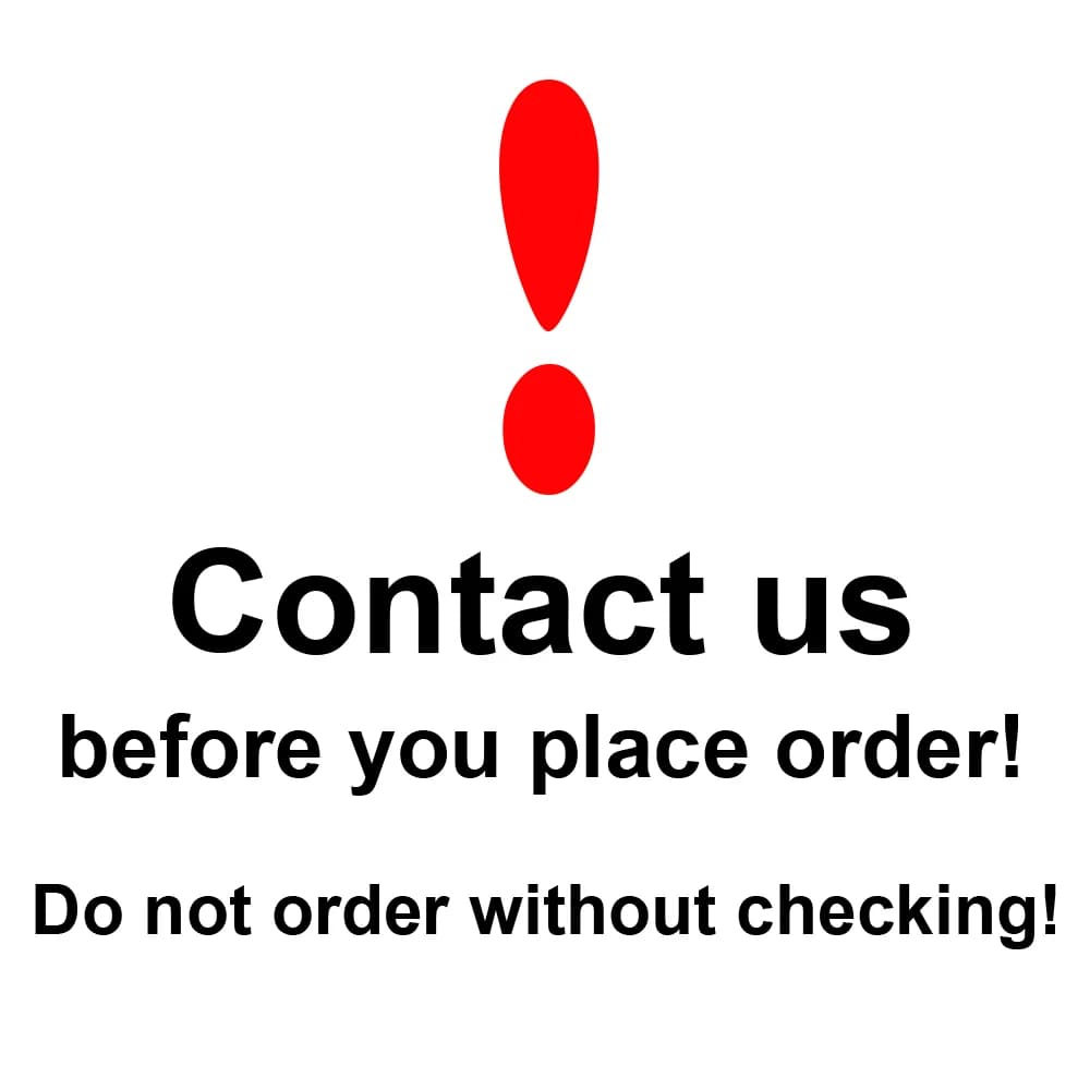 For sending service parts or special orders. No shipment if you order without seller permission.