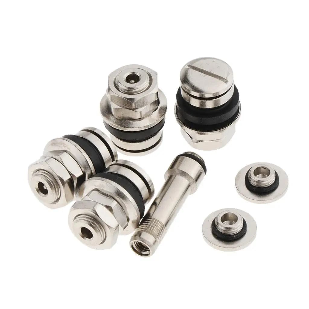 4Pcs Silver Wheel Dust Caps Tyre Valve Caps Tire Car，Bike, Motorcycle Caps Styling