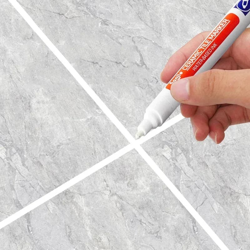 Ceramic Tile Sewing Pen Kitchen Bathroom Wall Floor Tile Special Gap Color Pen Repair Anti-Mold Waterproof Sewing Agent Pen Hook