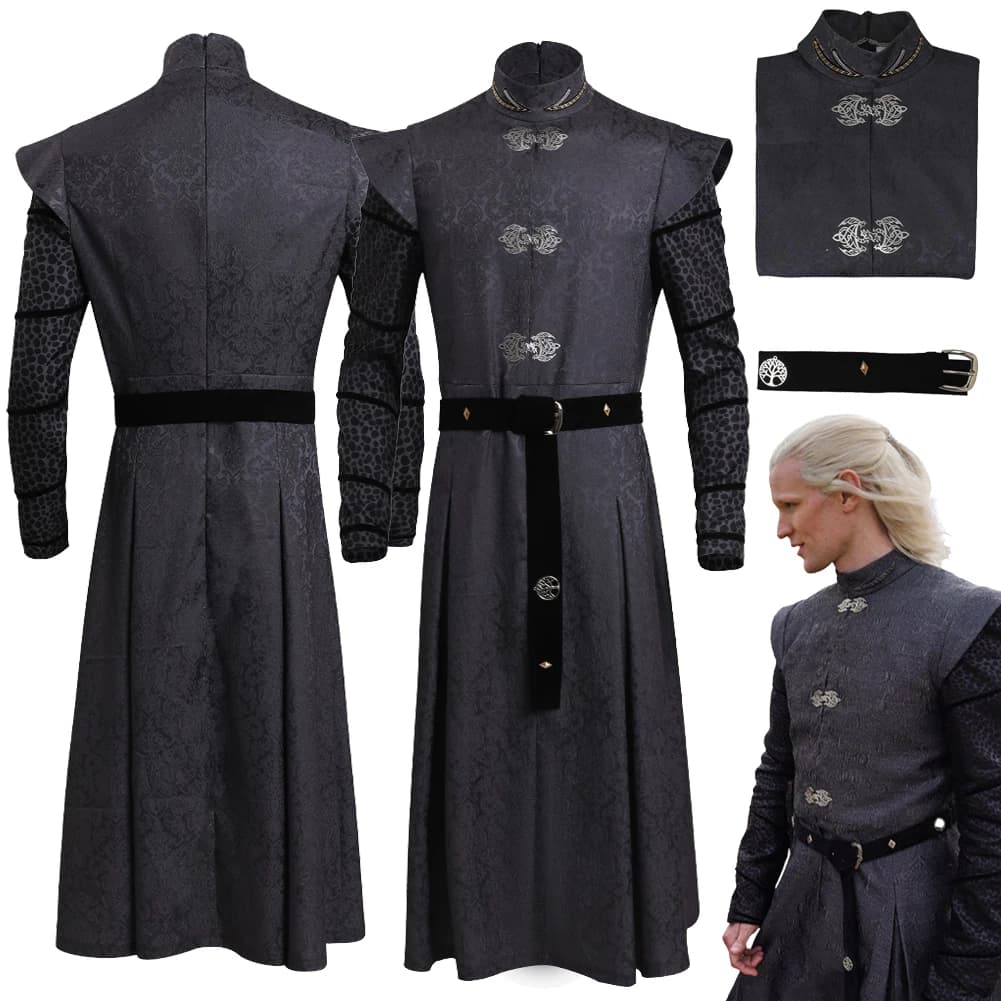 House Cosplay Dragon Costume Daemon Prince Cosplay Coat Men Halloween Carnival Party Clothes Male Young Dragon Fancy Dress