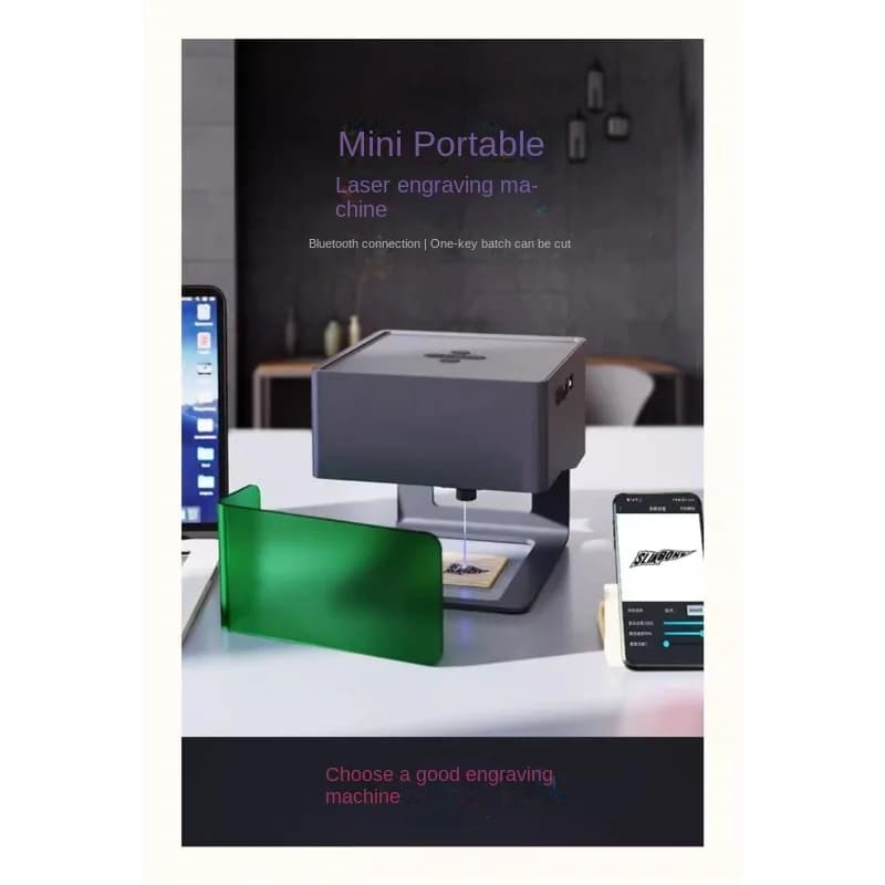 Mini Small Engraving Machine Portable Wood WiFi Automatic Marking Machine