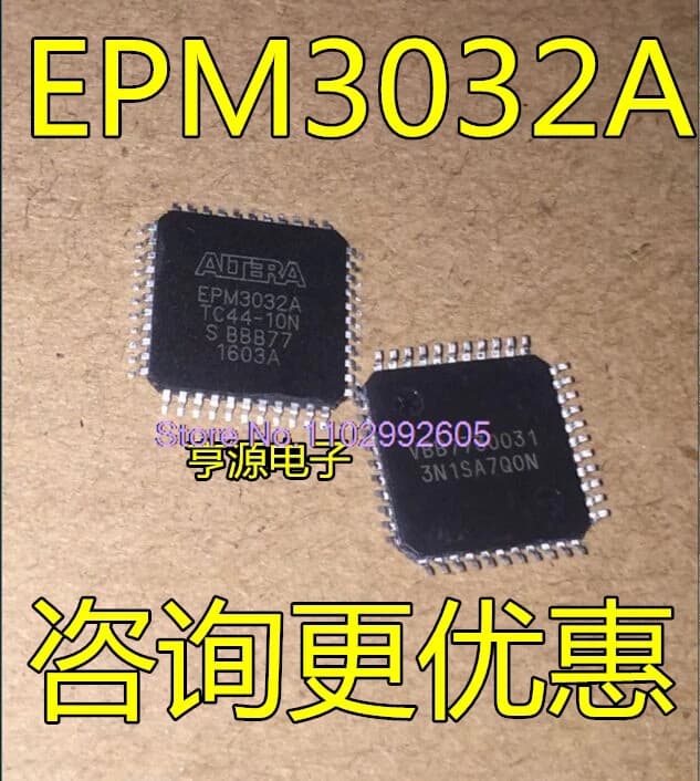 （5PCS/LOT）EPM3032A  EPM3032ATC44-10N QFP44   IC