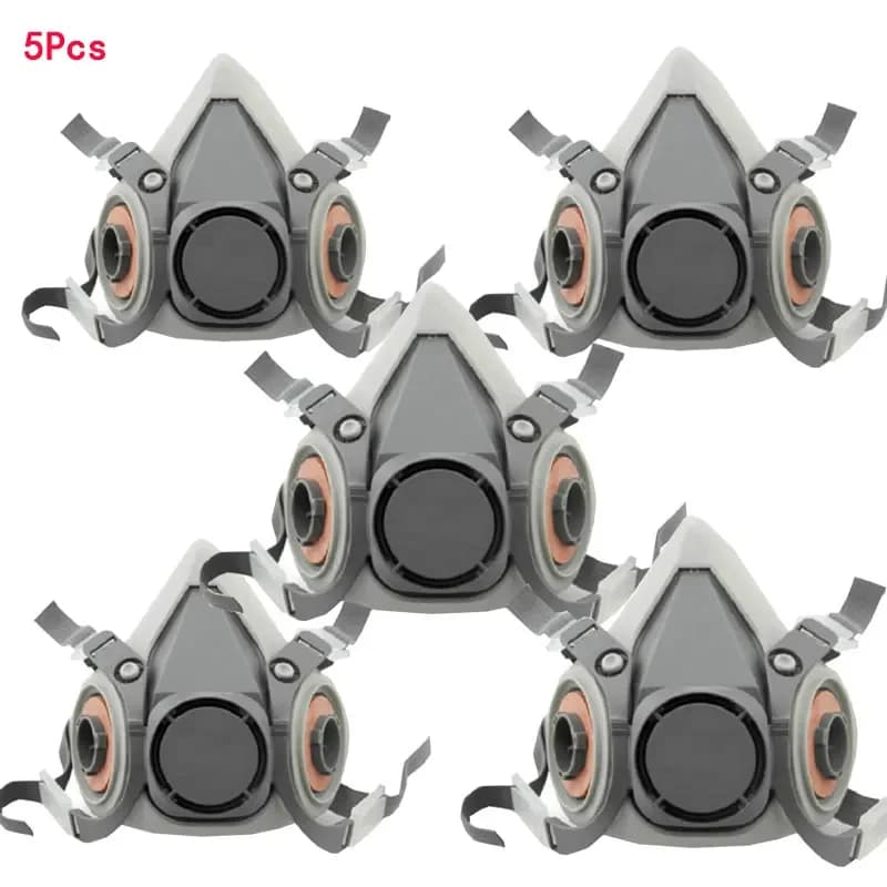 Half Mask Fit For 3M 6001/6002/6004 Filters Industrial 6200 Respirator Gas Mask Body Spray Paint Decoration Dustproof Mask 6200