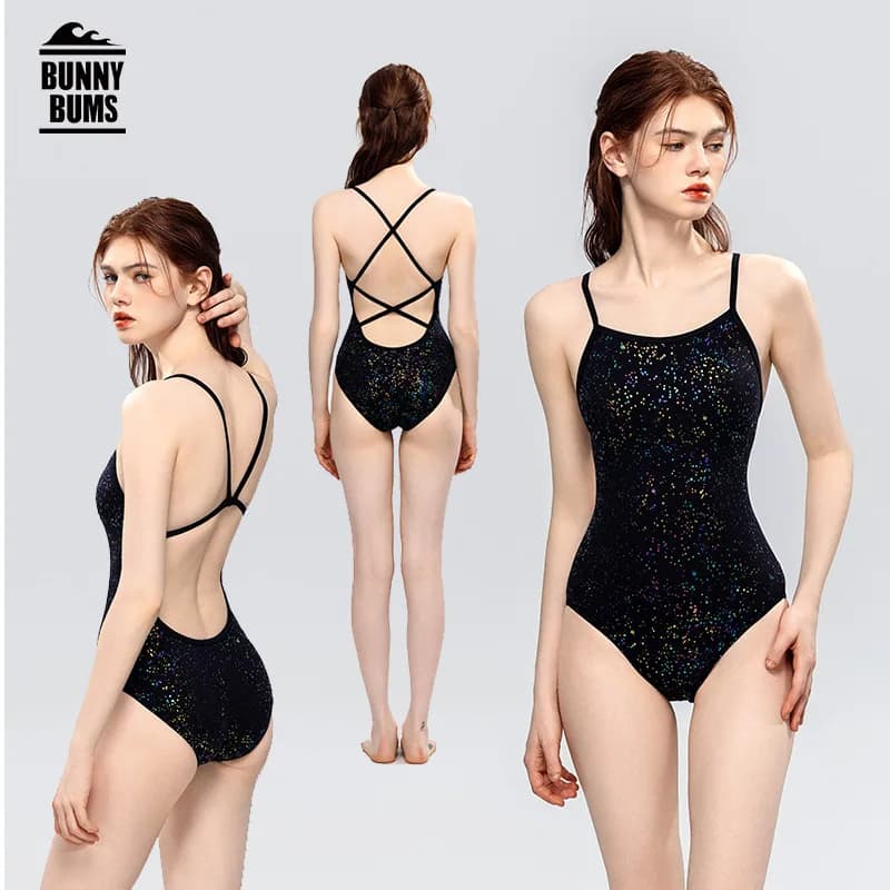 Women's 2024 New Professional Training Swimming Pool Advanced Sensory Hot Spring Swimsuit with One Piece Triangle Swimsuit
