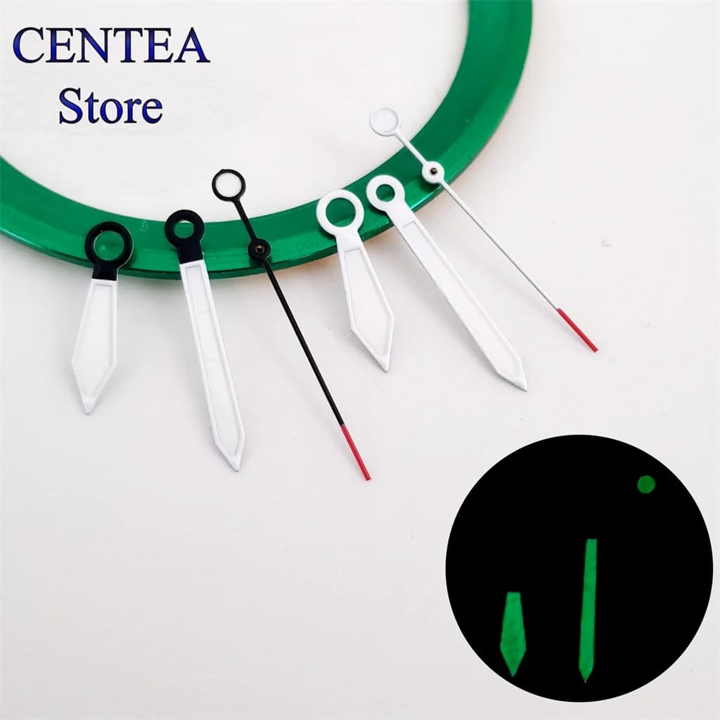 RICHUS NH35 Watch hands green luminous fit NH36 ETA 2836/2824 Miyota 8215 821A movement