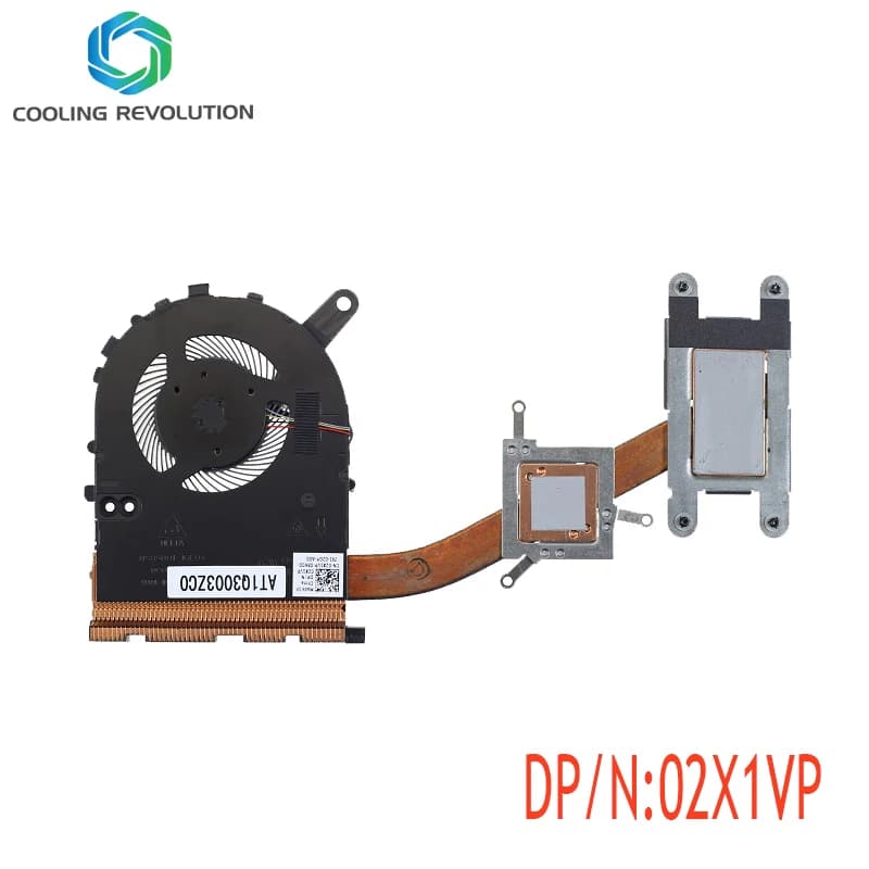Laptop CPU Heat sink Fan for Dell Inspiron 14-7000 14-7460 7472 7560 P74G 02X1VP 2X1VP AT1Q3003ZC0