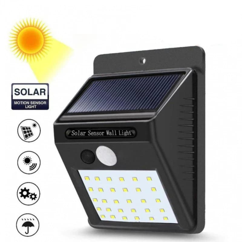 Hot Sale 20~30 LED Solar Light Wireless Sensor Waterproof Solar Wall Lamp Outdoor Motion Garden Decoration Spotlights