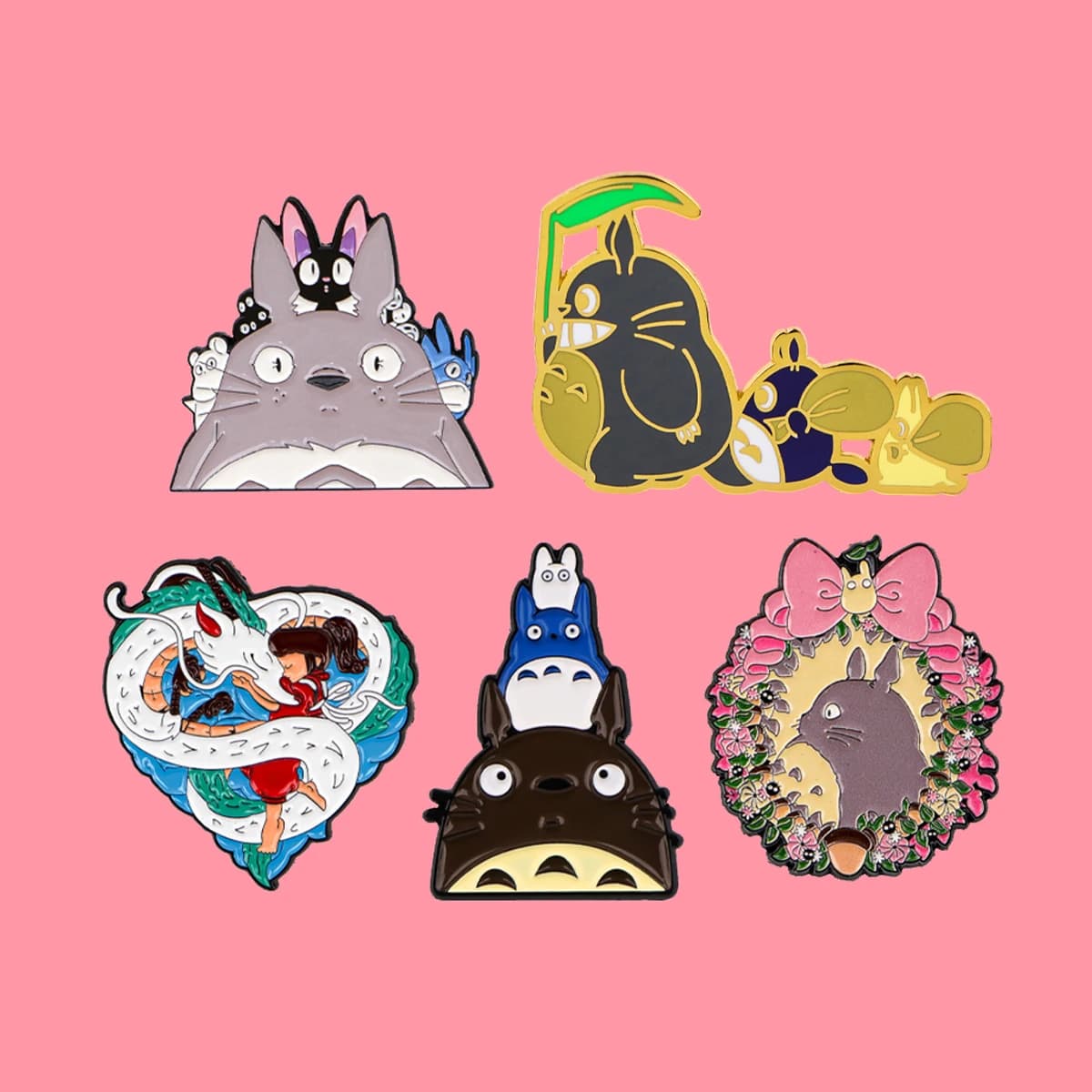 Japanese Anime Figures Pins Cure Cartoon Badges Brooches for Clothing Enamel Pin Metal Badges Jewelry Accessories Gifts for Kids