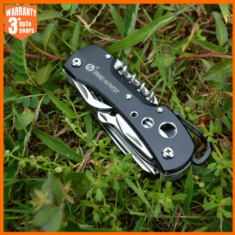 11 in 1 Multitool Folding Knife Gear Pocket Knife for Outdoor Camping Survival Hunting - Multifunctional Folding Knife