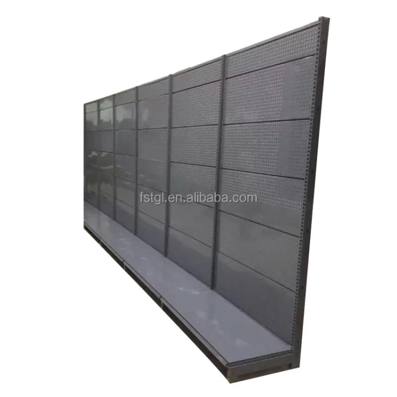 [Customized]High Quality multi layer shop racks and shelves  Perforated Hole Back Panel Cold Rolled Steel Wall Shelf Superma