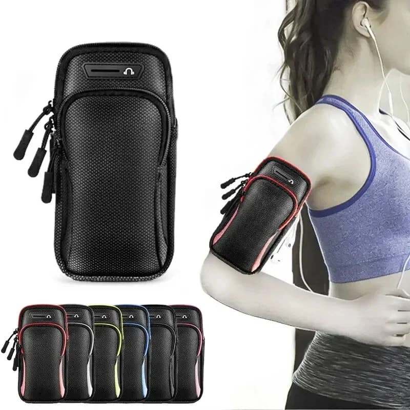 Universal Armband Sport Phone Case For Running Arm Phone Holder Sports Mobile Bag Hand for iPhone Xiaomi Huawei Under 6.5" 7.2"