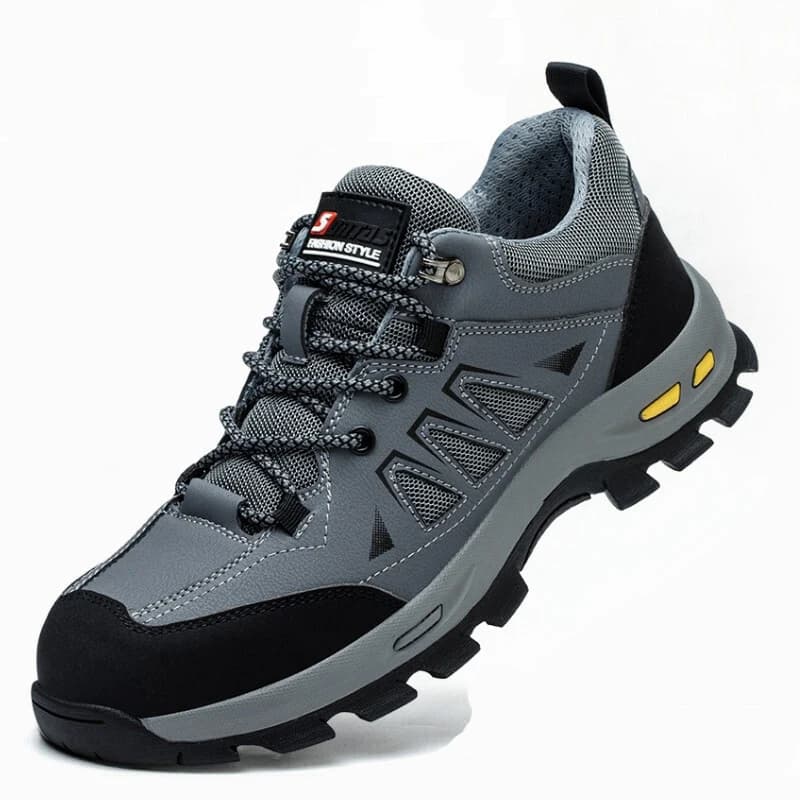 men fashion breathable steel toe cap work shoes worker safety boots outdoors welding sneakers tooling security footwear protect