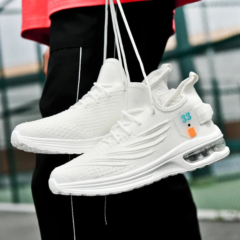 Comfortable Breathable Pads for Running Shoes Soft Soled Casual Shoes Flexible Men's Vulcanized Shoes Platform Anti Slip Sports