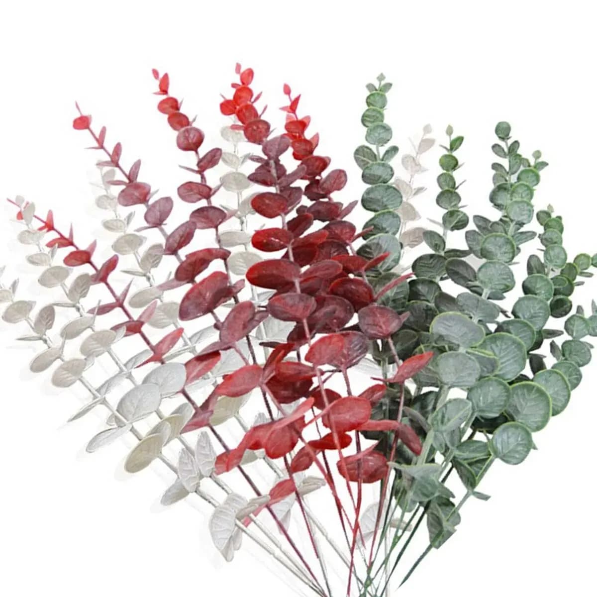 10pcs Artificial Plants Eucalyptus Leaves Green Leaf for Home Flowers Bouquet Centerpiece Flowers Bouquet Centerpiece