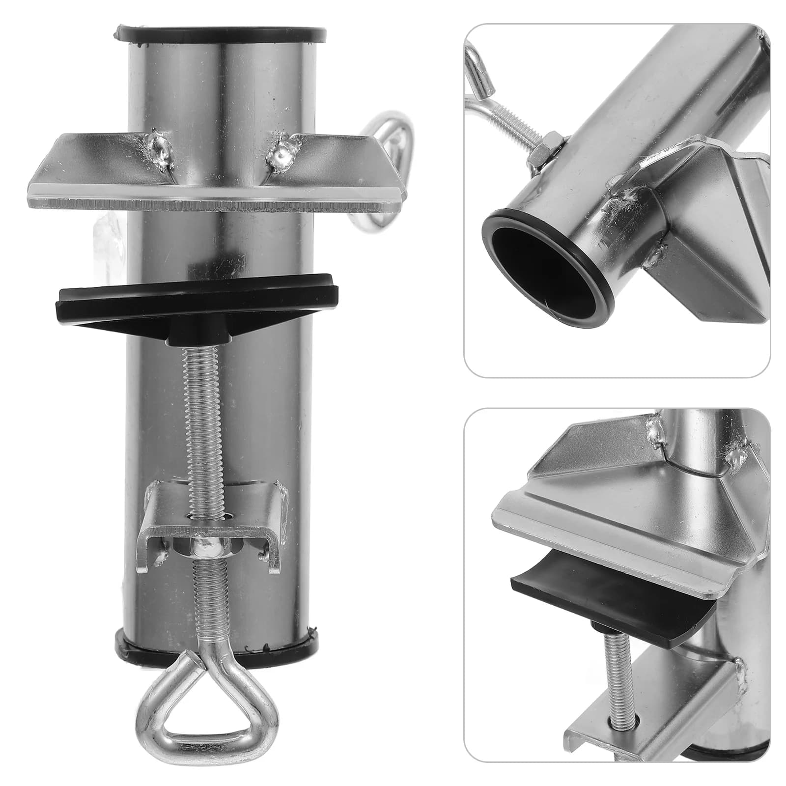Umbrella Clip Table Clamps Parasol Holder Patio Bracket Various Sizes Tight Fit Stable Material Beach Camping Picnic Garden