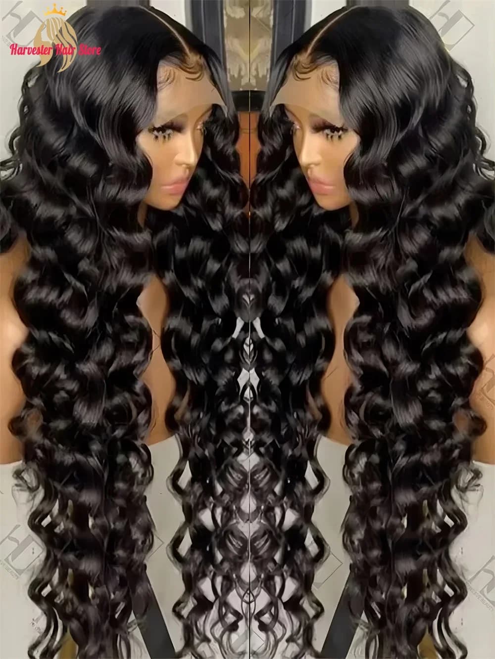 40 Inch Loose Deep Wave 13x6 Hd Lace Frontal wigs Human Hair Wig Brazilian Loose Wave 13x4 Lace Front Human Hair wig For Women