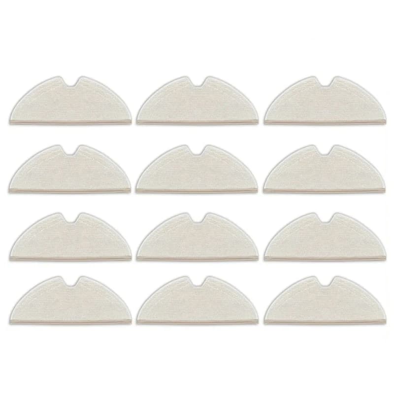 12PCS Replacement Parts For Roborock Q8 Max / Q8 Max+ Robot Vacuum Cleaner Mop Cloths Rags Accessories Spare Parts Mop Pads