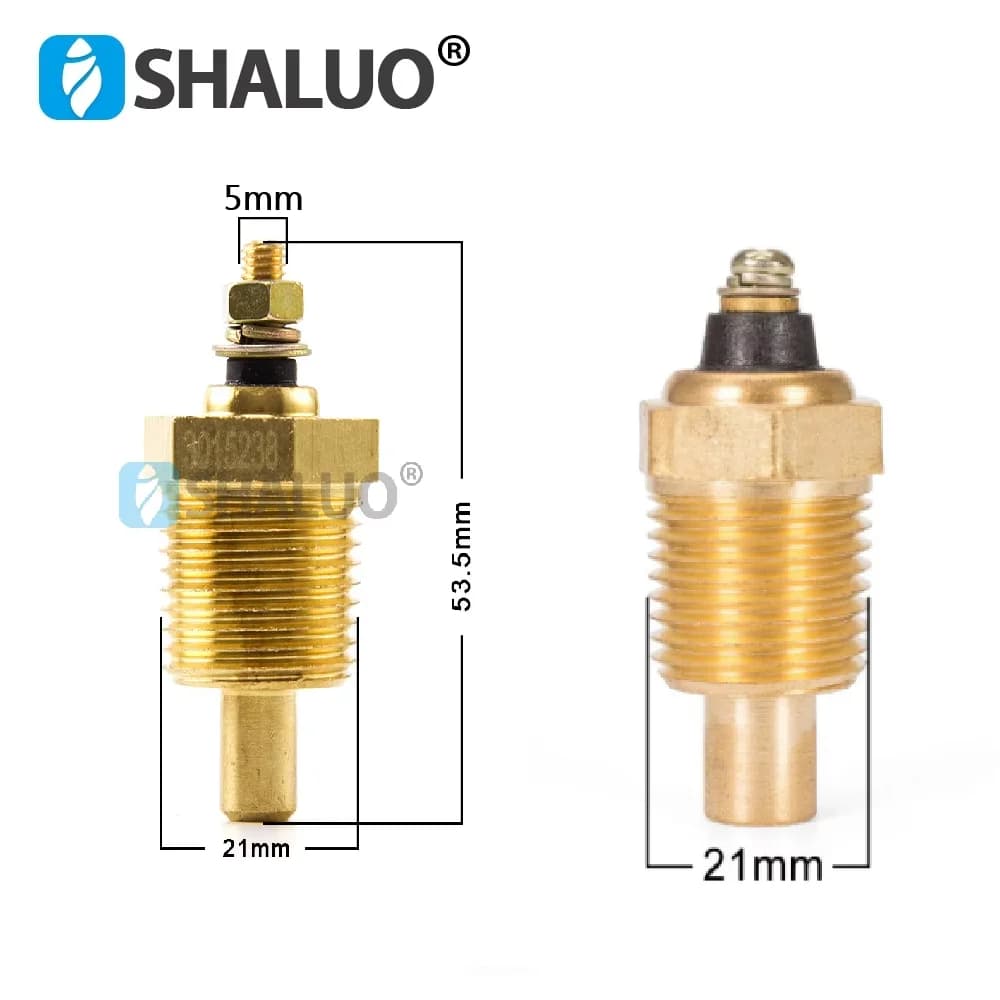 1/2NPT 3015238 Generator Water Temperature Sensor 21MM For K19 KTA19GC QSK19 Diesel Engine 6CT 6BT