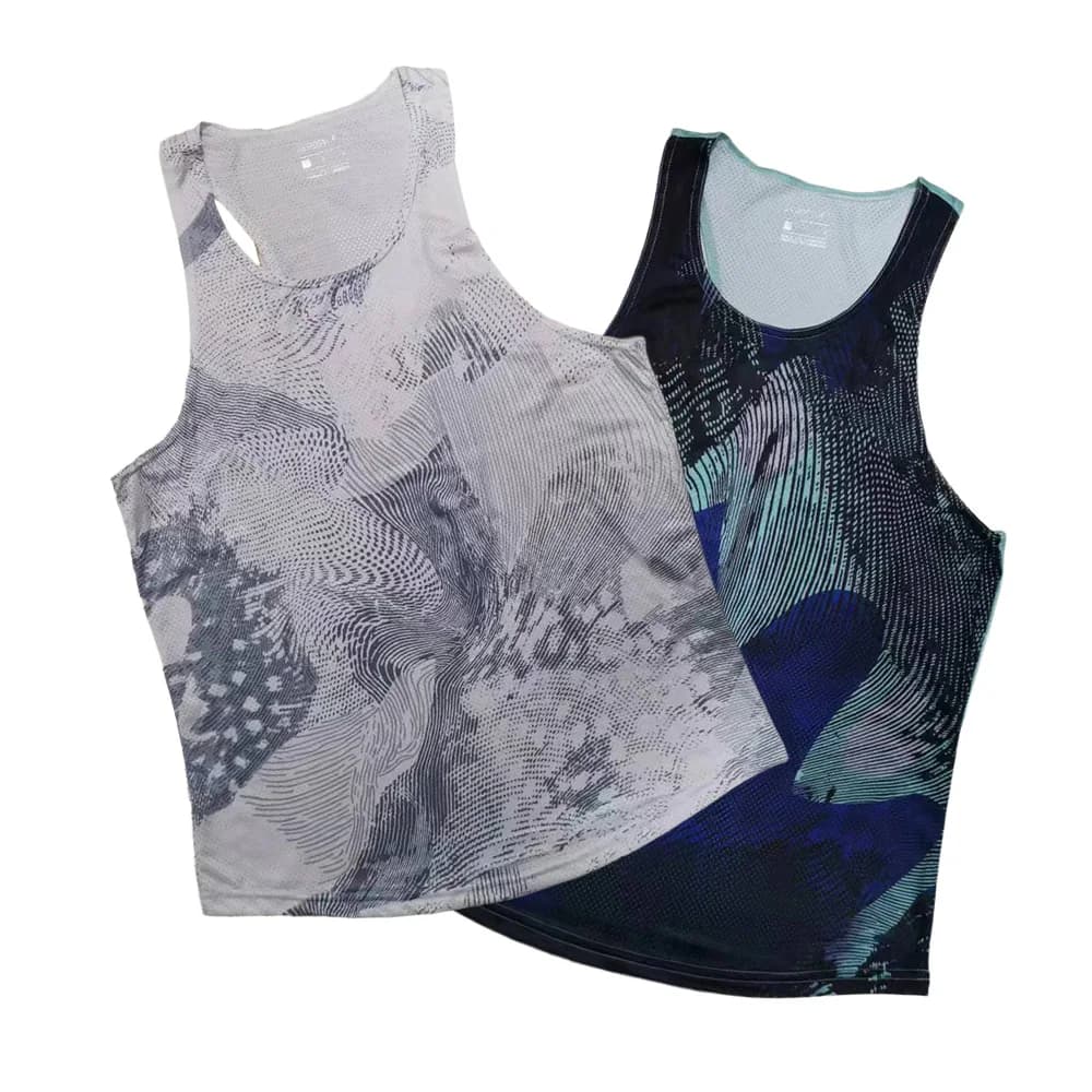 Athletics Tank Top Runnning Speed Fitness Shirt Guys Sleeveless Mens Clothing Athlete Track Field Singlet Run Vest Customization