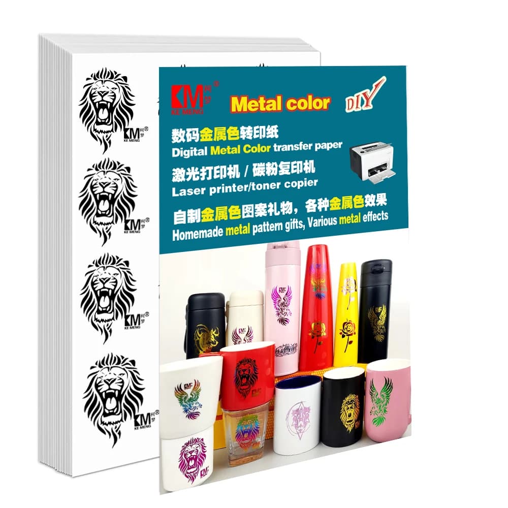 Water transfer printable Laser Hot stamping Water Slide Decal Paper Diy Image Water Transfer Film Paper For Mug Glass