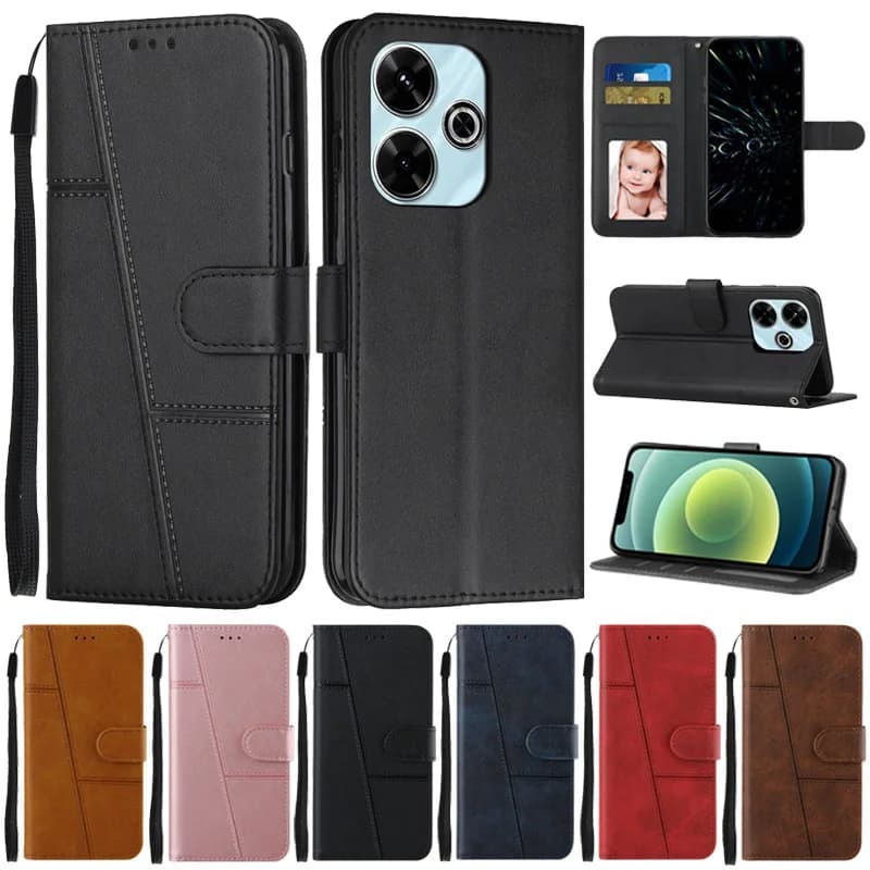 For Xiaomi Redmi 13 13C Case Flip Wallet Cover for Coque Xiaomi Redmi Note 13 Pro Note13 13Pro Plus Case Redmi13 13C 5G Fundas
