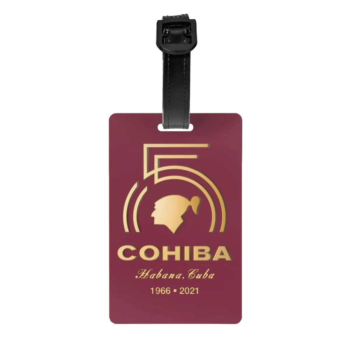 Cuban Cohiba Cigars Luggage Tags for Suitcases Fashion Baggage Tags Privacy Cover Name ID Card